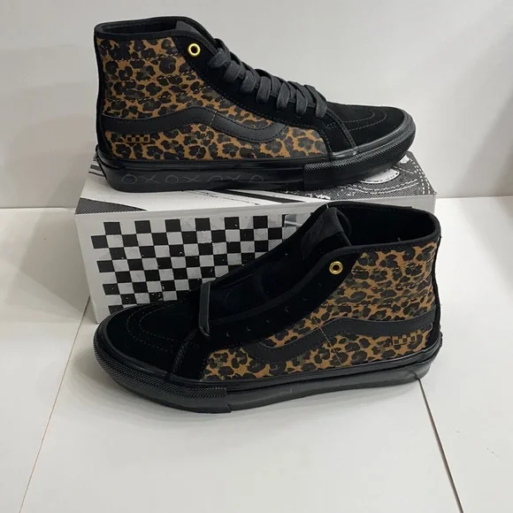 Vans skate Sk8-Hi Deco (Cher Strauberry) cheetah men’s - Picture 1 of 10